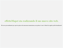 Tablet Screenshot of effettomapet.it